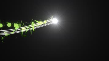 流光竹叶运动视频带通道