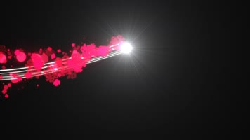 流光喜字运动视频带通道