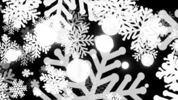 雪花粒子快速转场