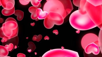 爱心粒子快速转场