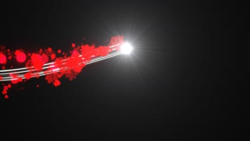 流光福字运动视频带通道