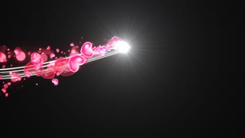 流光爱心运动视频带通道