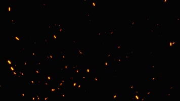 粒子火花飞舞带通道