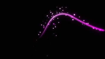 唯美光带粒子动画