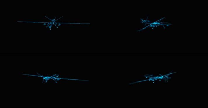 4K全息无人侦察机