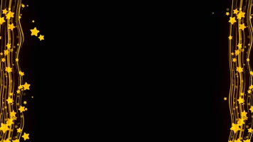 星星粒子边框动画带通道