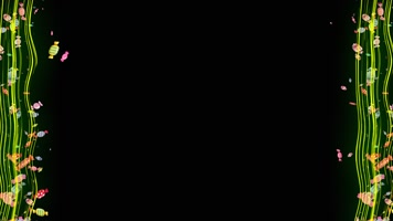 糖果粒子边框动画带通道