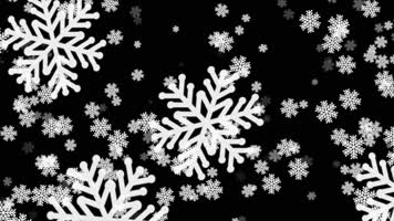 雪花爆炸转场视频