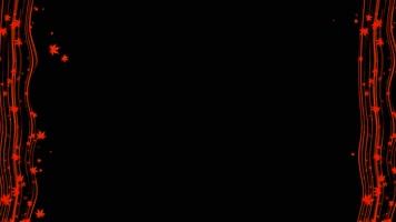 枫叶粒子边框动画带通道