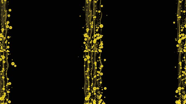 金币粒子边框动画带通道