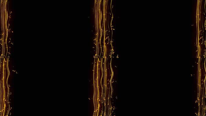 音符粒子边框动画带通道