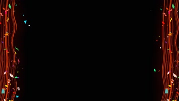 彩纸粒子边框动画带通道