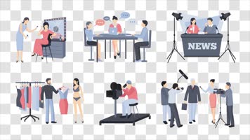 4K-mg影视和新闻工作13组-透明背景