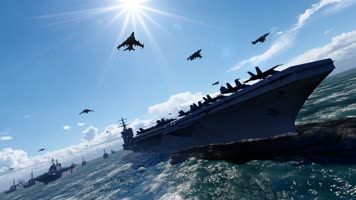 航母战斗群大海巡航军事演习宣传片