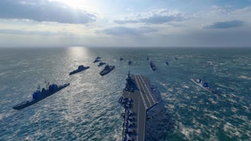 海上航母战斗群