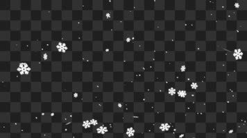 雪花下雪-alpha通道