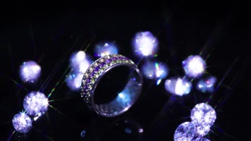 婚戒浪漫场景
