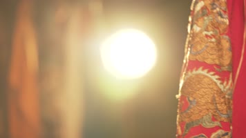 4K戏曲京剧男主角服装戏服空镜3