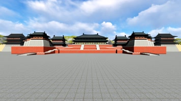 古代秦汉魏晋唐代明朝宫殿-白天