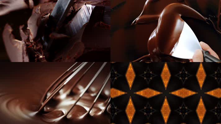 【4K】巧克力美食
