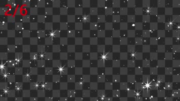 6款星光粒子闪烁冲屏-alpha通道 6款星光粒子闪烁冲屏-alpha通道