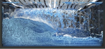 裸眼3D巨浪全息投影素材大屏LED 裸眼3D巨浪全息投影素材大屏LED