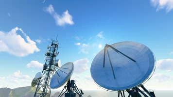 5g雷达基站接收和发射网络信号