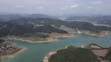 兴义万峰湖自然风光航拍