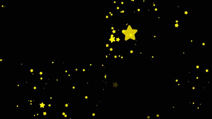 星星粒子飘过屏幕