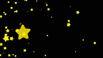 星星粒子飘过屏幕