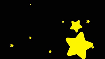 星星舞动装饰素材