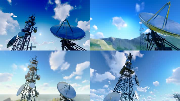 通讯雷达基站发射信号