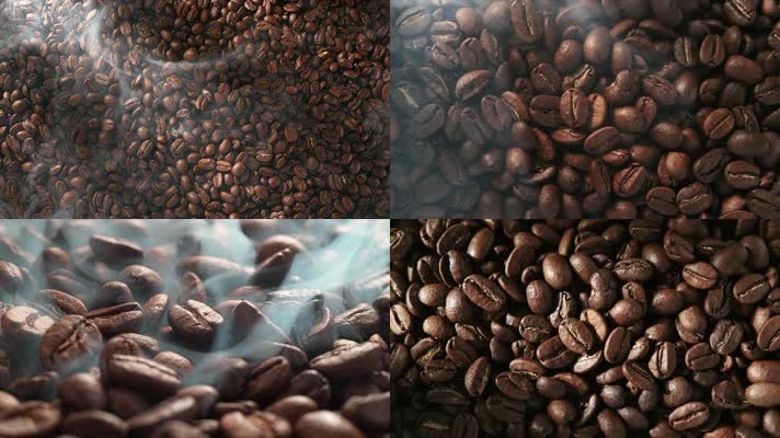 精致实拍咖啡豆加工处理