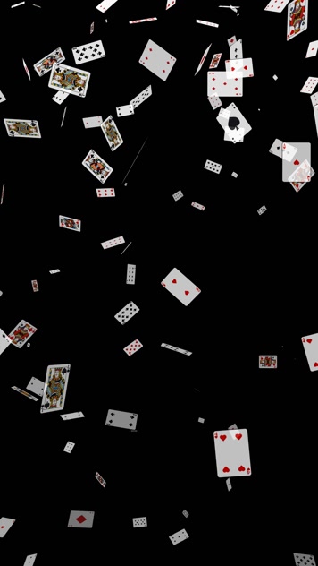 抖音快手扑克牌飘落小视频 抖音快手扑克牌飘落小视频