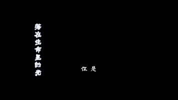 尹昔眠 - 落在生命里的光 dxv编码 字幕 透明通道可叠加素材