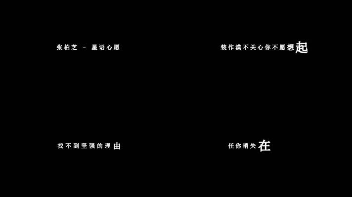 张柏芝-星语心愿(1080P)