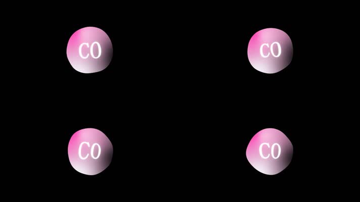 气泡水珠化学一氧化碳分子视频