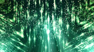 64 - 绿色矩阵彗星雨运动背景屏保