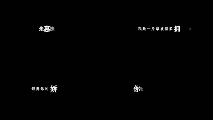 张惠妹-姊妹(1080P)