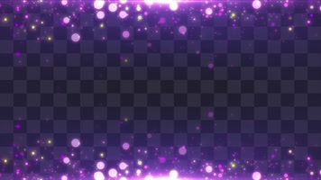 4K-紫色粒子边框-alpha通道