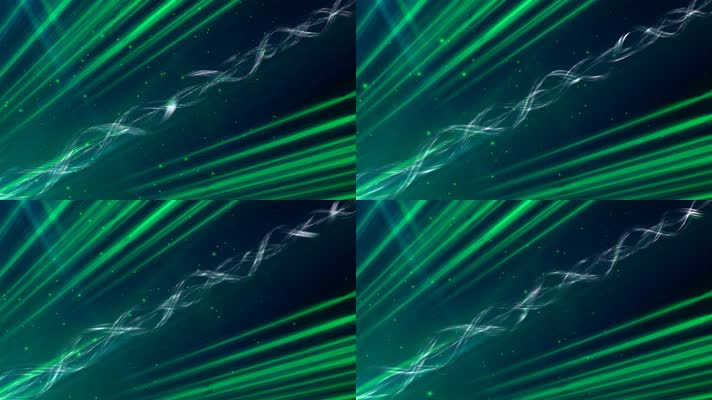 57 - 蛇形线闪耀的绿色空间