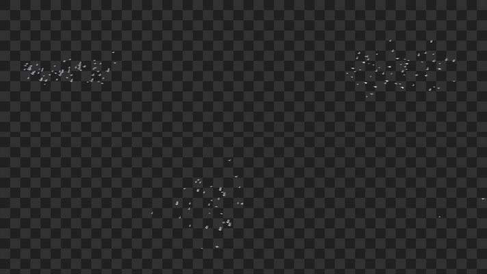 4K-鸟群飞翔04-alpha通道