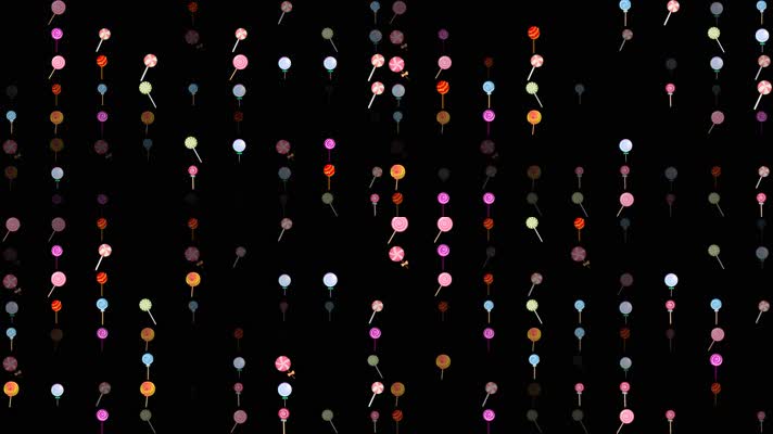 棒棒糖粒子动画墙背景