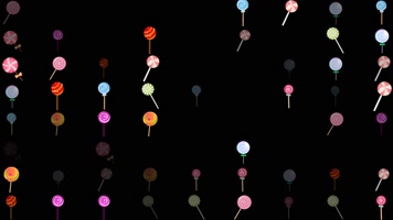 棒棒糖粒子动画墙背景 棒棒糖粒子动画墙背景
