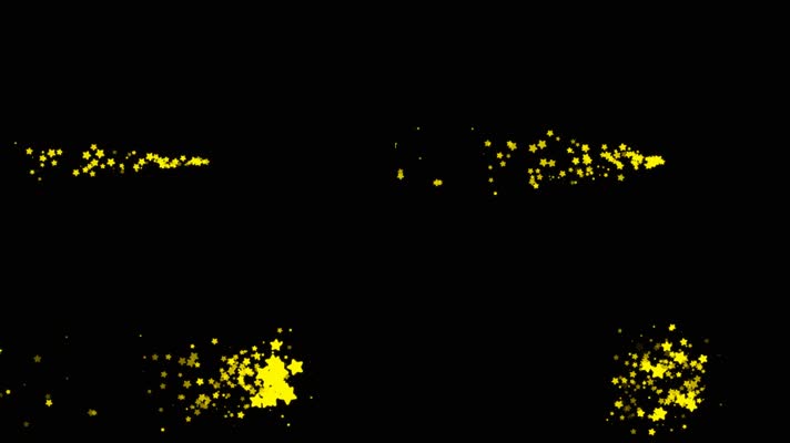 特效星星粒子划过背景视频