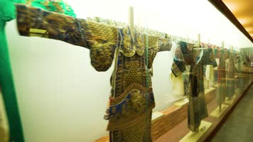 4k京剧戏曲服饰空镜特写