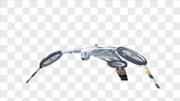 未来科技感无人机-alpha通道