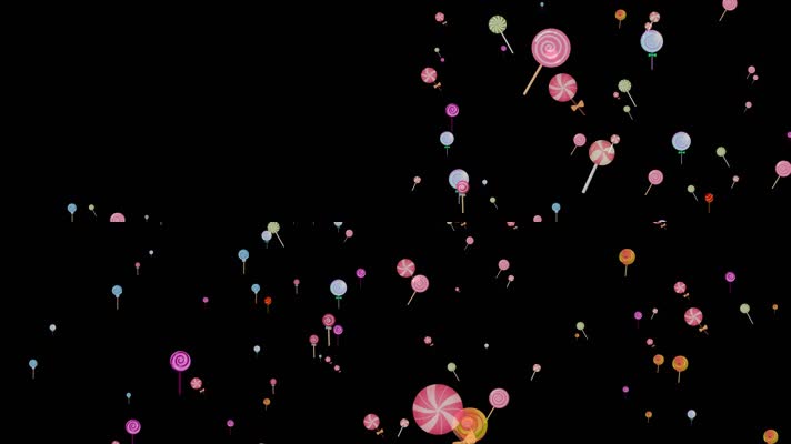 棒棒糖粒子动画素材