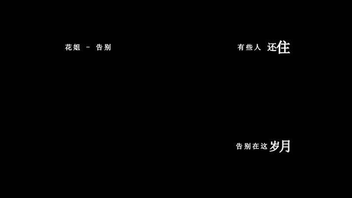 花姐-告别歌词
