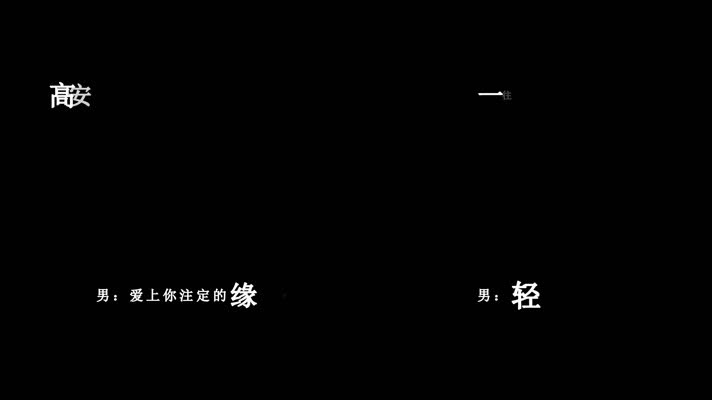 高安-你是我最难舍的人歌词